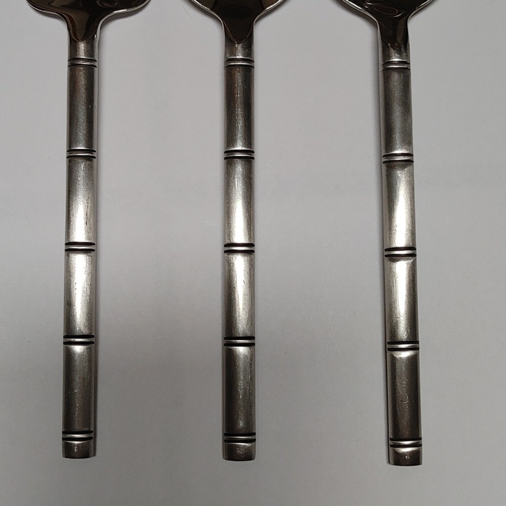 Pier 1 Stainless Steel Bamboo Design Serving Flatware - Picture 9 of 14